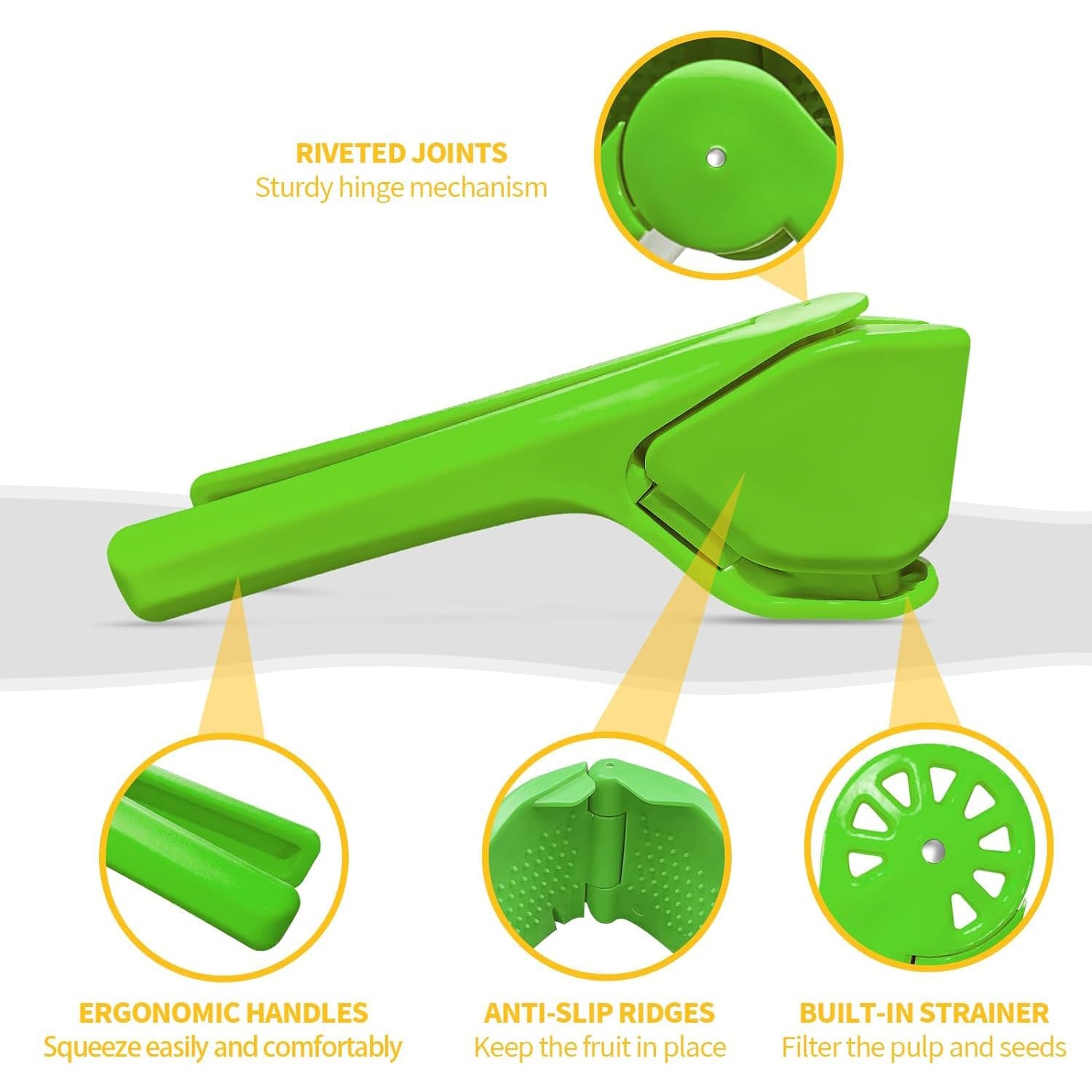 Liger Plastic Manual Handheld Lemon / Orange Squeezer (1 Pc)