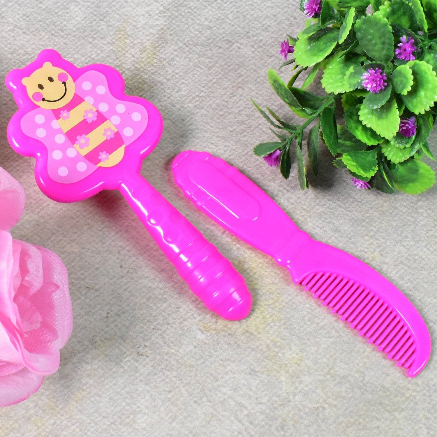 Baby Comb And Brush Hair Set (1 Pc  Mix Color) - Superior eMart