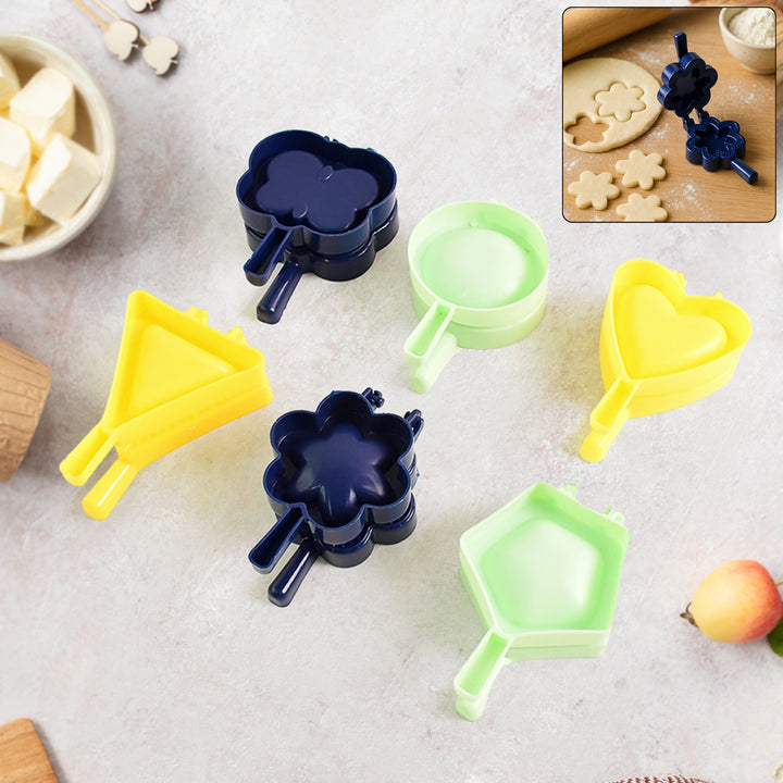 1 Pc Assorted Shape Snack Mould (Mix Design  1 Pc)