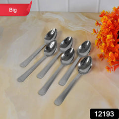 Big Dinner Spoons 6 Pieces Stainless Steel Table Spoon - Superior eMart