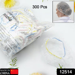 Disposable Shower Caps (300 Pc): Thick, Waterproof, Individually Wrapped - Hotel - 12514_disposable_shower_cap_300pc