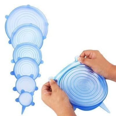 Superior eMart Silicone Stretch Lids Set - 7 Sizes