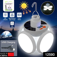 Solar Multi-Functional Emergency LED Light Bulb with USB Charging, LED camping l - 12590_soalr_emergency_led_light