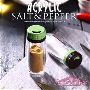 Acrylic salt and pepper shakers - 2 Pcs Set - Superior eMart