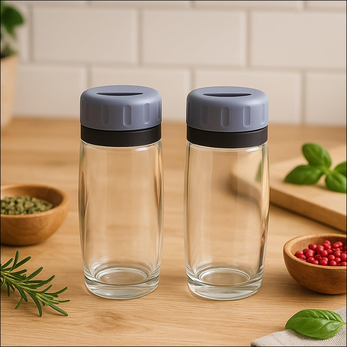 Acrylic salt and pepper shakers - 2 Pcs Set - Superior eMart