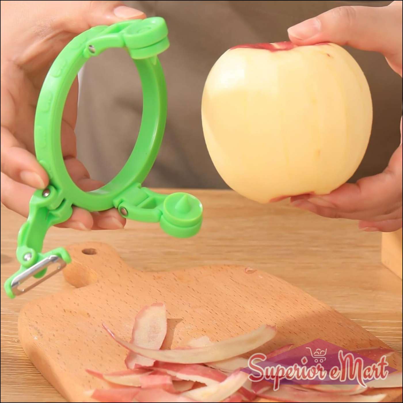 Adjustable Apple Peeler Cutter With Holder Ring - Superior eMart