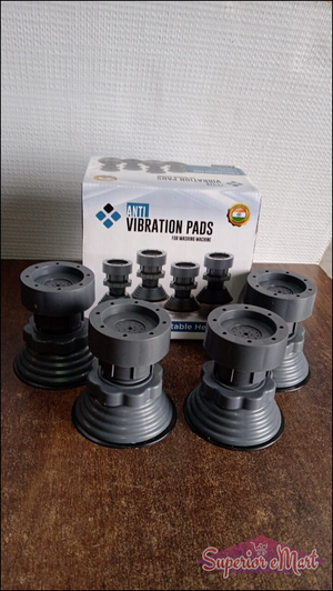 Set of Anti Vibration Pads for appliances, ideal for adjustable appliance stand feet use in home and kitchen