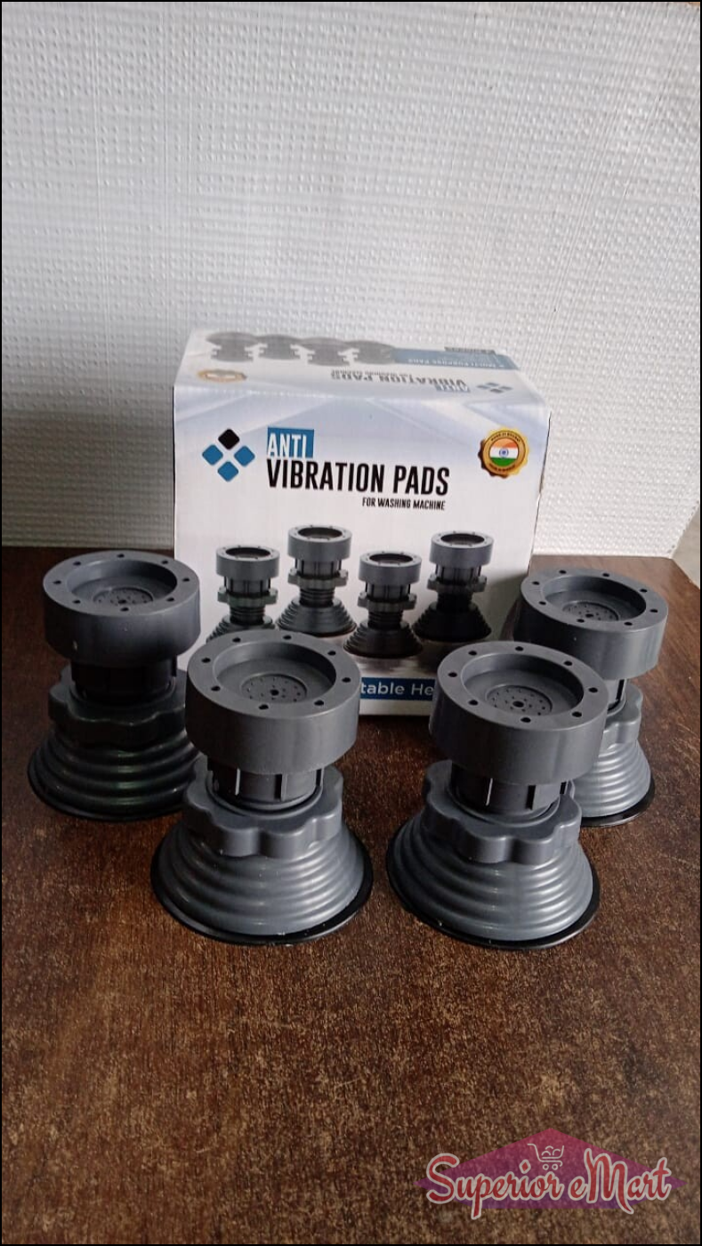 Set of Anti Vibration Pads for appliances, ideal for adjustable appliance stand feet use in home and kitchen