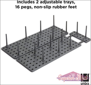 Adjustable Pegboard Dish Rack for Kitchen - Superior eMart