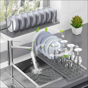 Adjustable Pegboard Dish Rack for Kitchen - Superior eMart