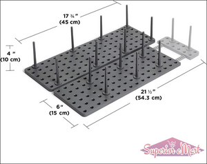 Adjustable Pegboard Dish Rack for Kitchen - Superior eMart