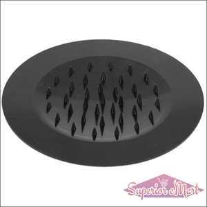 Adjustable plastic slicer with sharp spikes for efficient food preparation and slicing in home kitchens