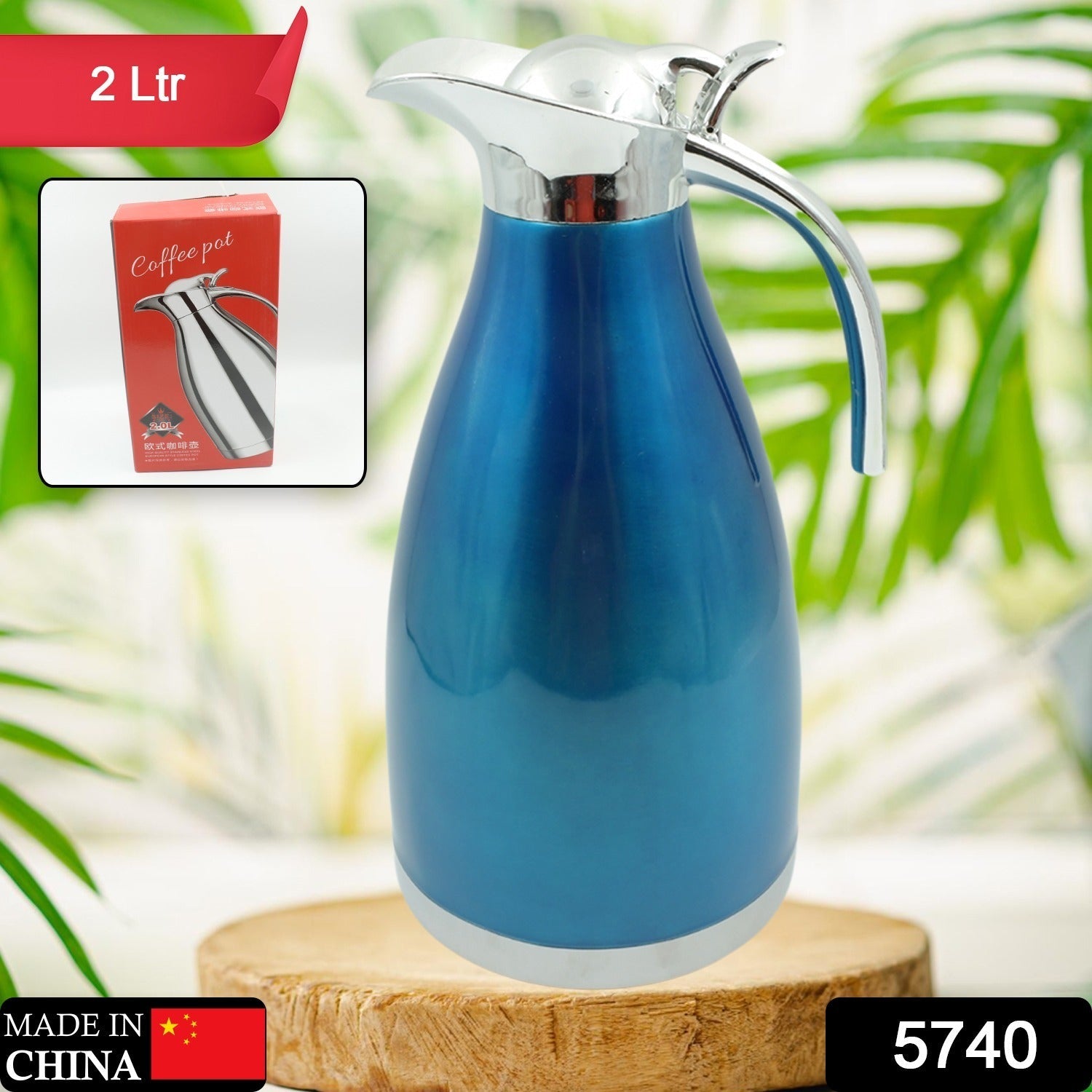 Vacuum Insulated Kettle Jug, Vacuum Insulated Thermos Kettle Jug Insulated Vacuu - 5740_ss_airtight_kettle_2ltr