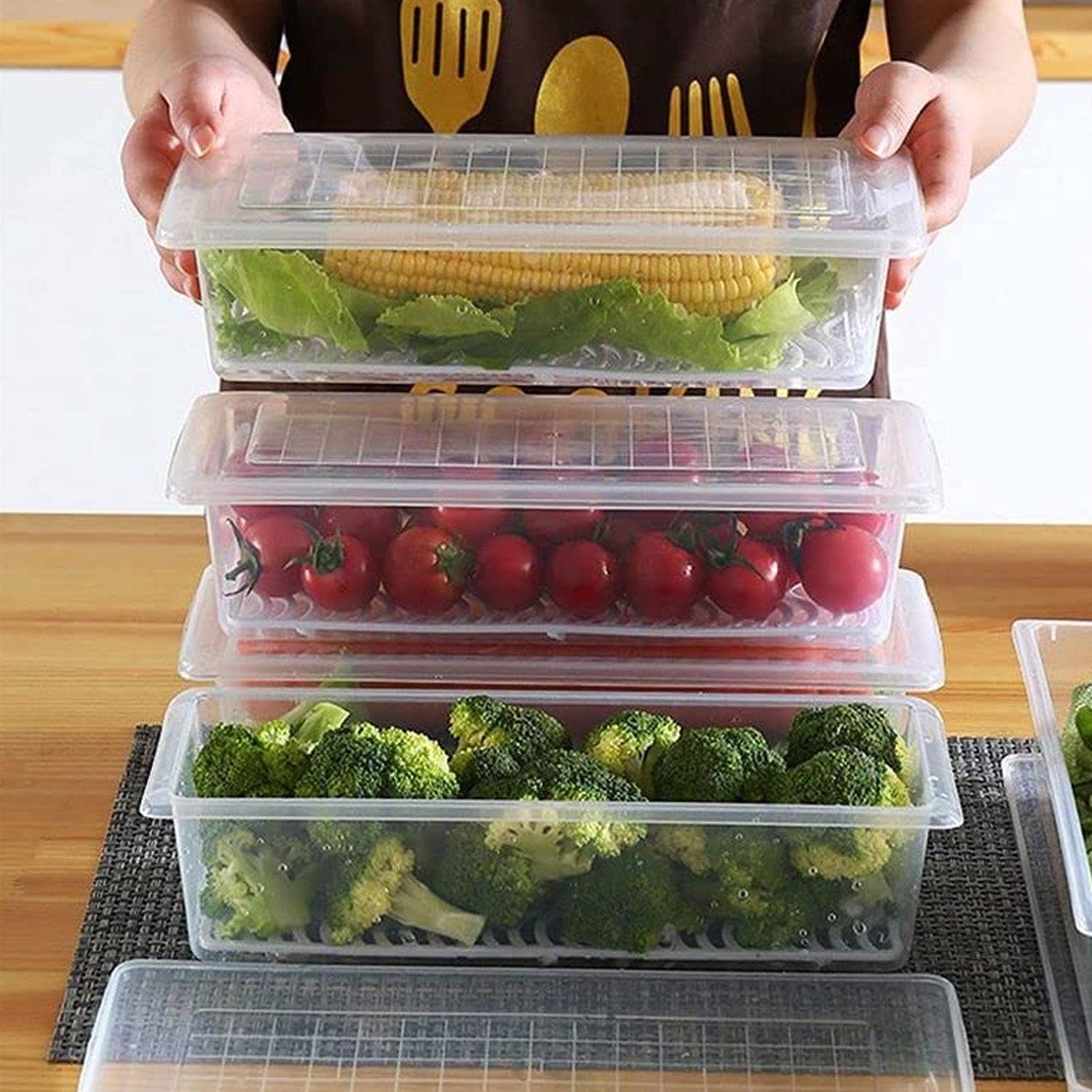 Vegetables | Fruits Freezer Storage Container ( 6pc 1500ml )