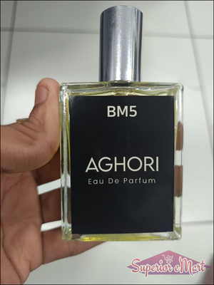 AGHORI The Mystical Perfume in a stylish bottle with black label and silver cap
