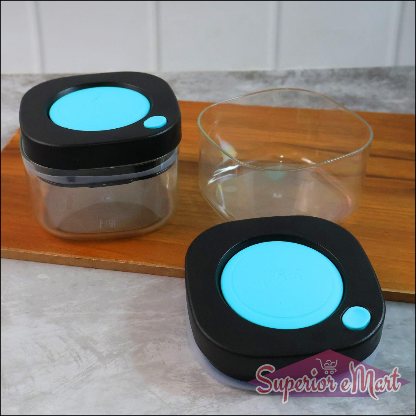 Airtight Kitchen Storage Containers  (2 Pc Set  500 Ml) - Superior eMart