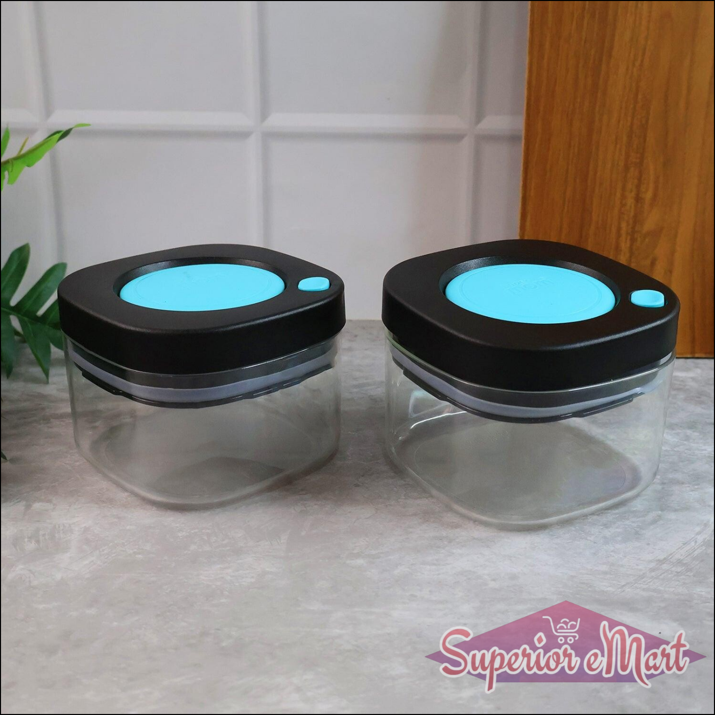 Airtight Kitchen Storage Containers  (2 Pc Set  500 Ml) - Superior eMart