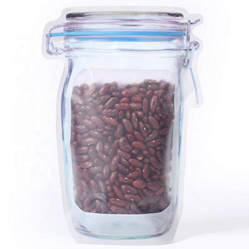 Superior eMart airtight plastic food storage bag with transparent design for easy visibility of stored beans