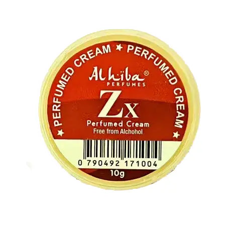 Alhiba Perfumes ZX Perfumed Cream container on a white background