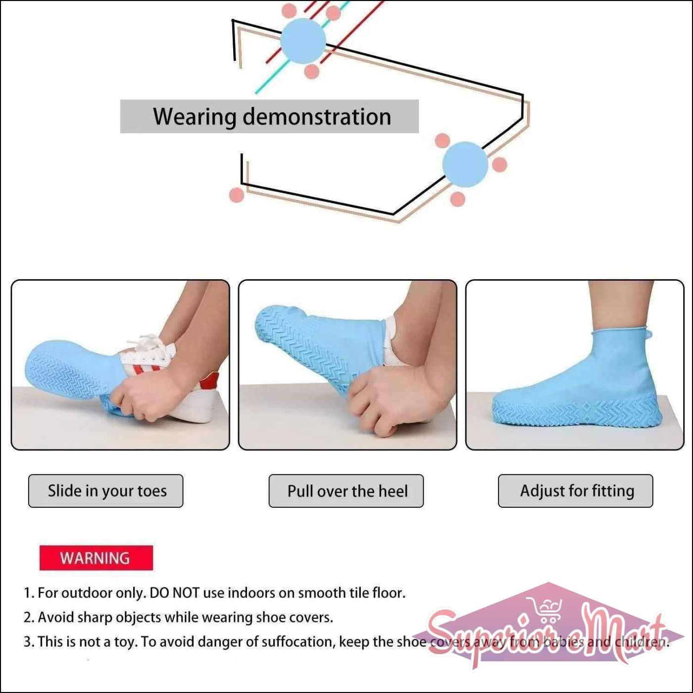 Anti-Skid Boot Cover - Superior eMart