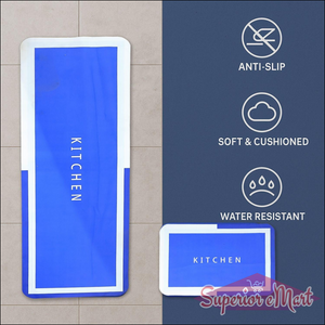 Anti-slip Kitchen Floor Mat (1 Set) - Superior eMart
