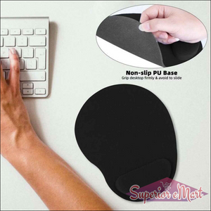 Anti-Slip Mouse Pad for PC with Wrist Support - Superior eMart