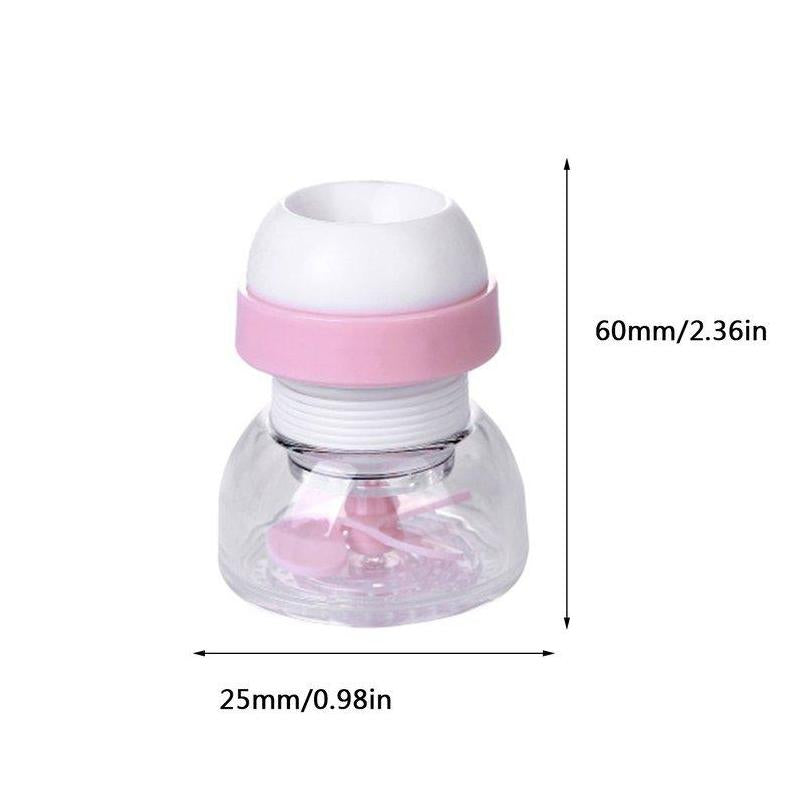 Superior eMart anti-splash faucet nozzle with a pink silicone grip for easy use in kitchens