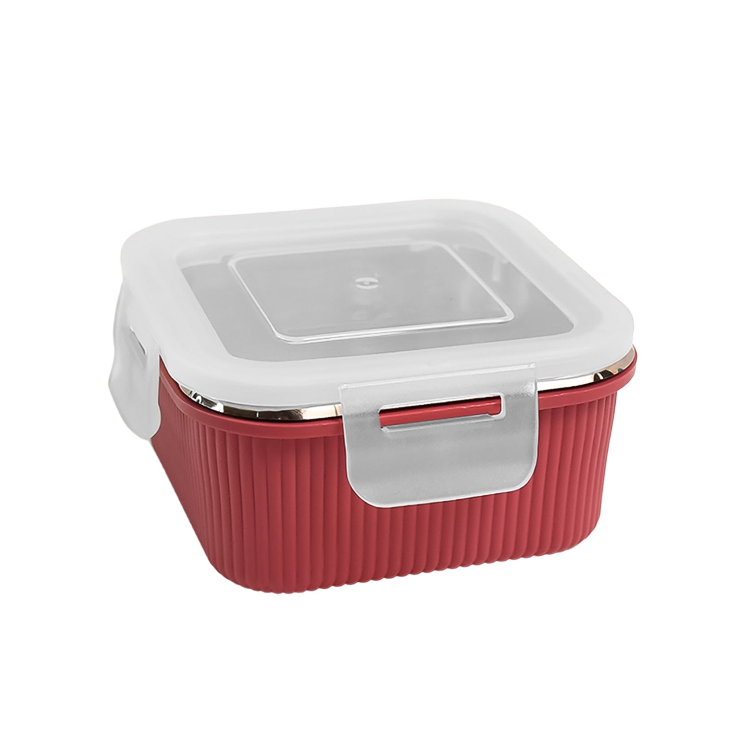 Apex Victor food container by Superior eMart red with white snap-lock lid for secure food storage