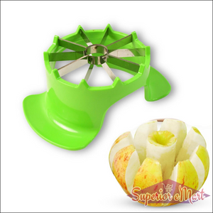 Superior eMart apple cutter with container for easy slicing and serving of apples