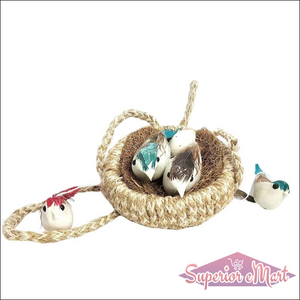 Artificial Jute Bird Nest Decor - Superior eMart