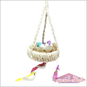 Artificial Jute Bird Nest Decor - Superior eMart