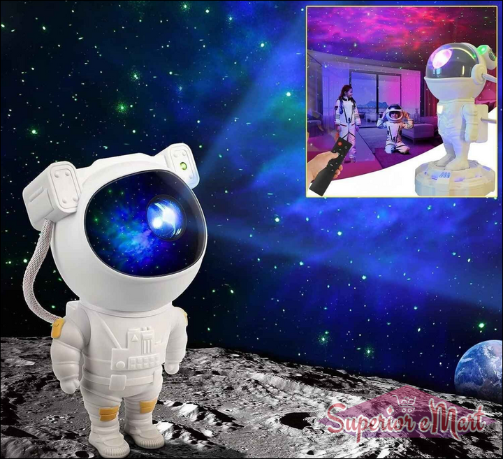 Astronaut Galaxy Projector Lamp - Superior eMart