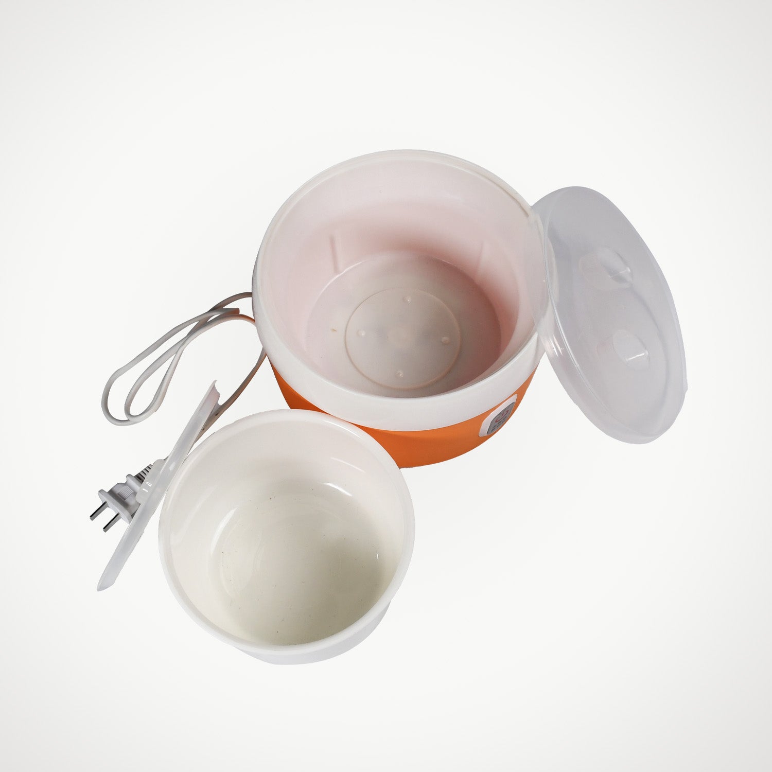 automatic yogurt maker for home with removable inner container and transparent lid