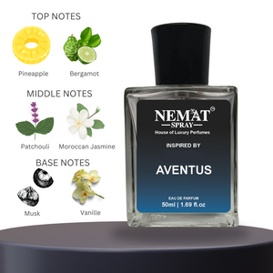 Avventtus Men - Luxury Inspired Perfume in a sleek bottle with notes of pineapple and musk