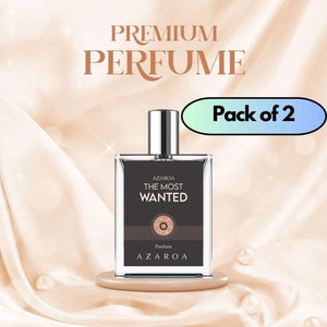 Pack of 2 Azaroa The Most Wanted Perfumes in elegant bottles for a premium fragrance experience