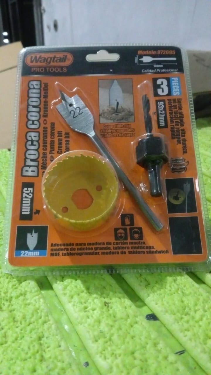 Door Lock Installation (22mmx150mm) Hole Saw Kit (1 Set) - 8641_hole_saw_installation_kit_no6