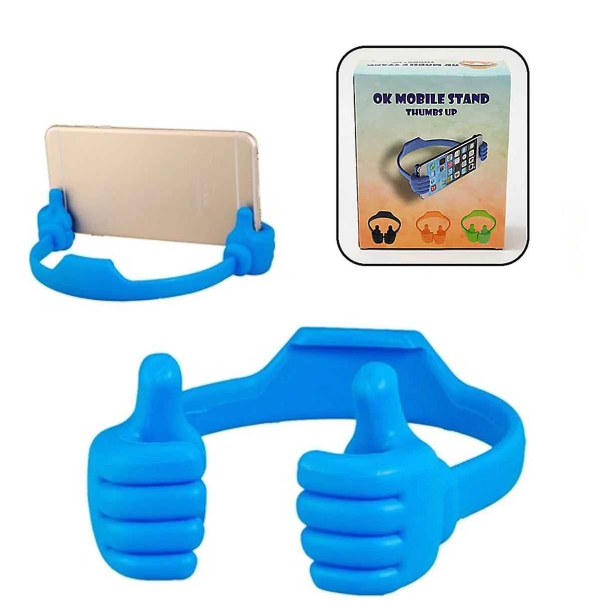 Hand Shape Mobile Stand used in all kinds of places including household and offi - 12845_1pc_hand_m_stand_with_box