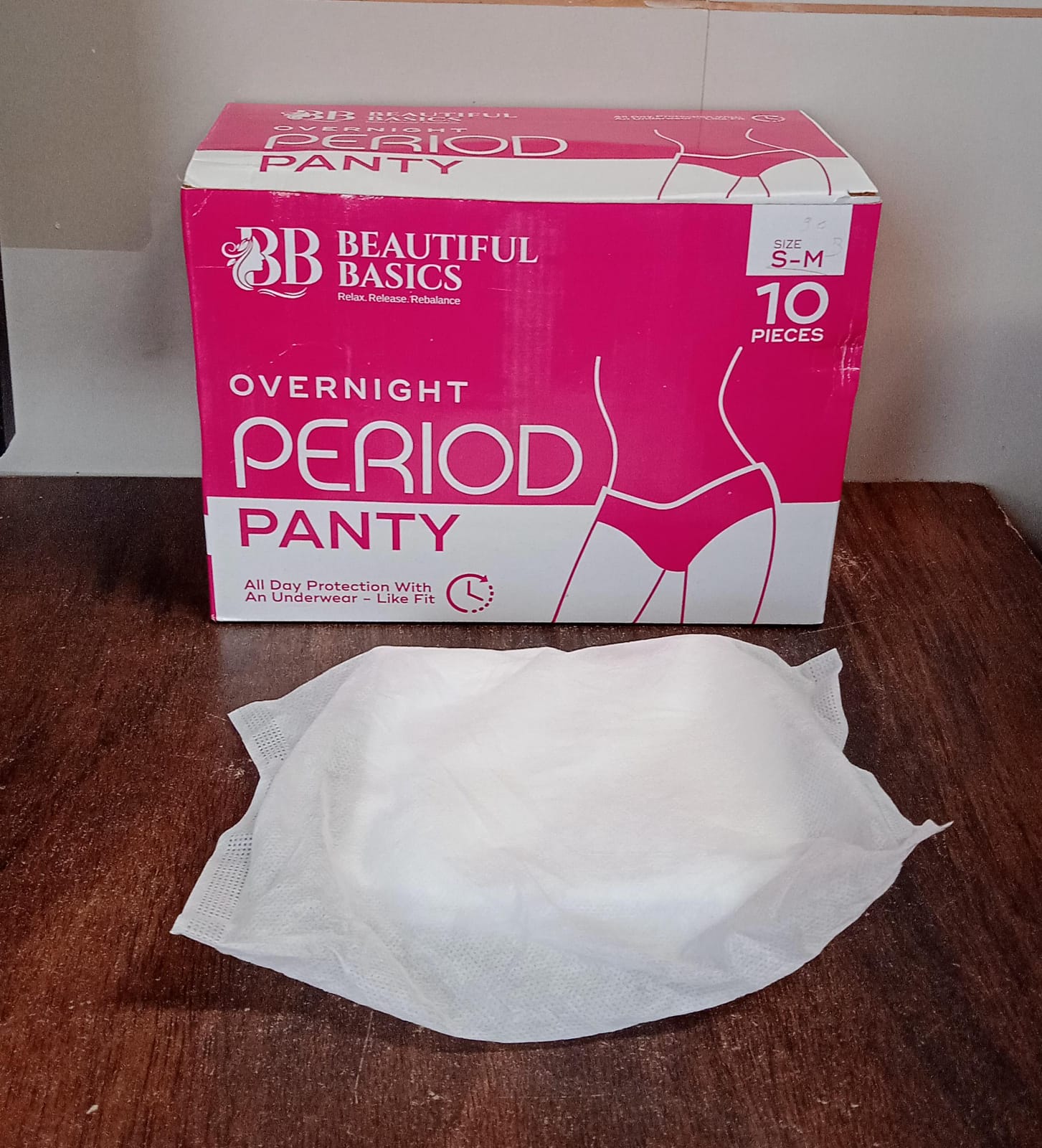 Women's Emergency Kit, Travel Kit- Includes Seamless Underwear, Pantyliner, Femi - 0976_small_n_medium_period_panty