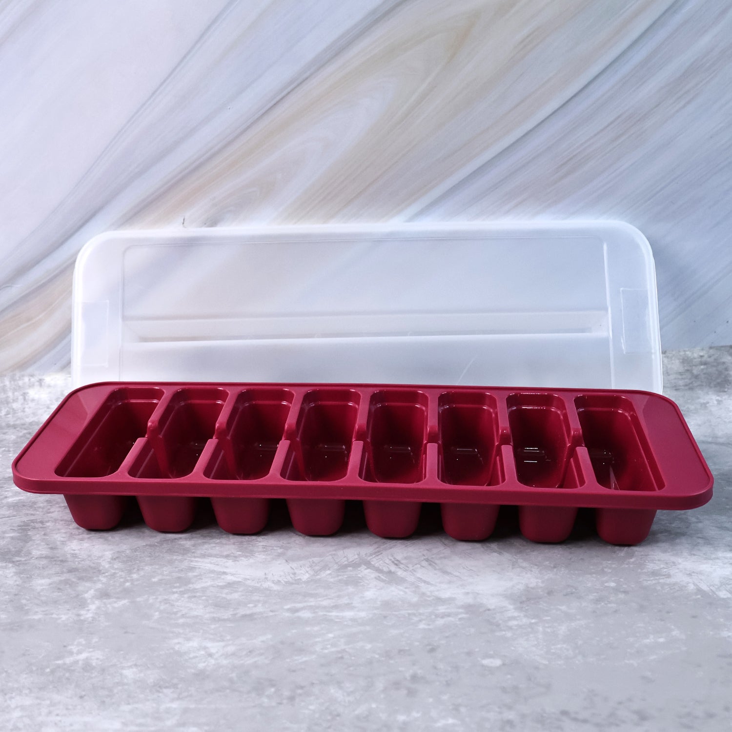 2-in-1 Compartment For Ice Cubes And Storage Box (1 Pc)