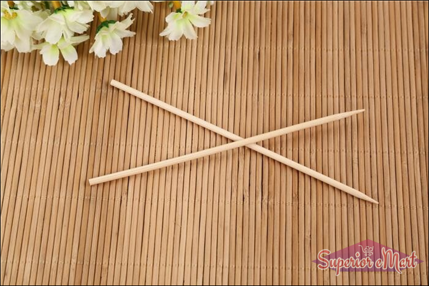 BBQ, Kebab, Fruit Wooden Sticks (20cm) - Superior eMart