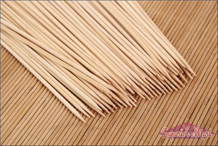 BBQ, Kebab, Fruit Wooden Sticks (20cm) - Superior eMart