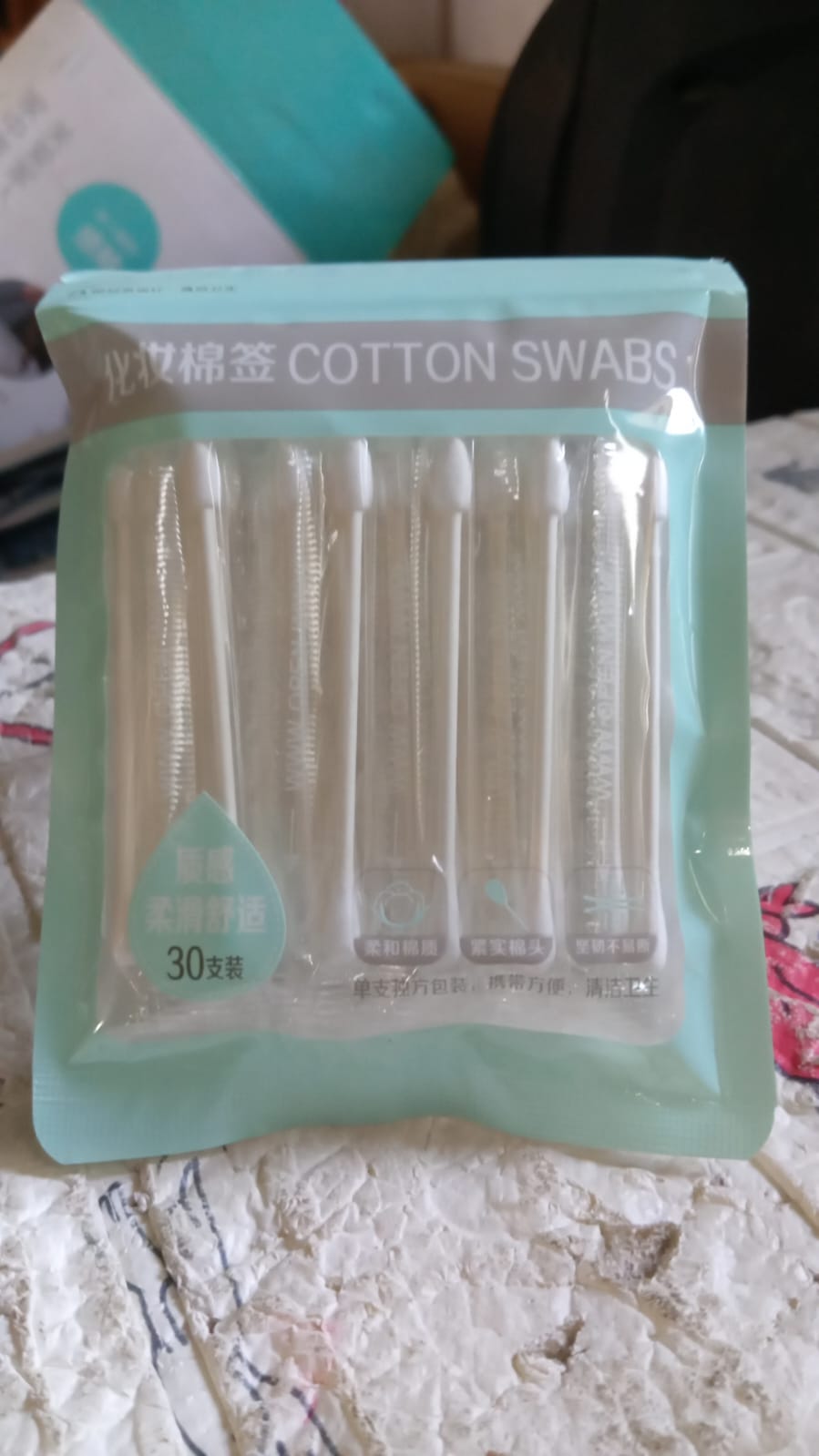 Double Head Cotton Ear & Nose Cleaning Health Care Tools Disposable Sticks Soft  - 12668_2_head_cotten_swabs_30pc