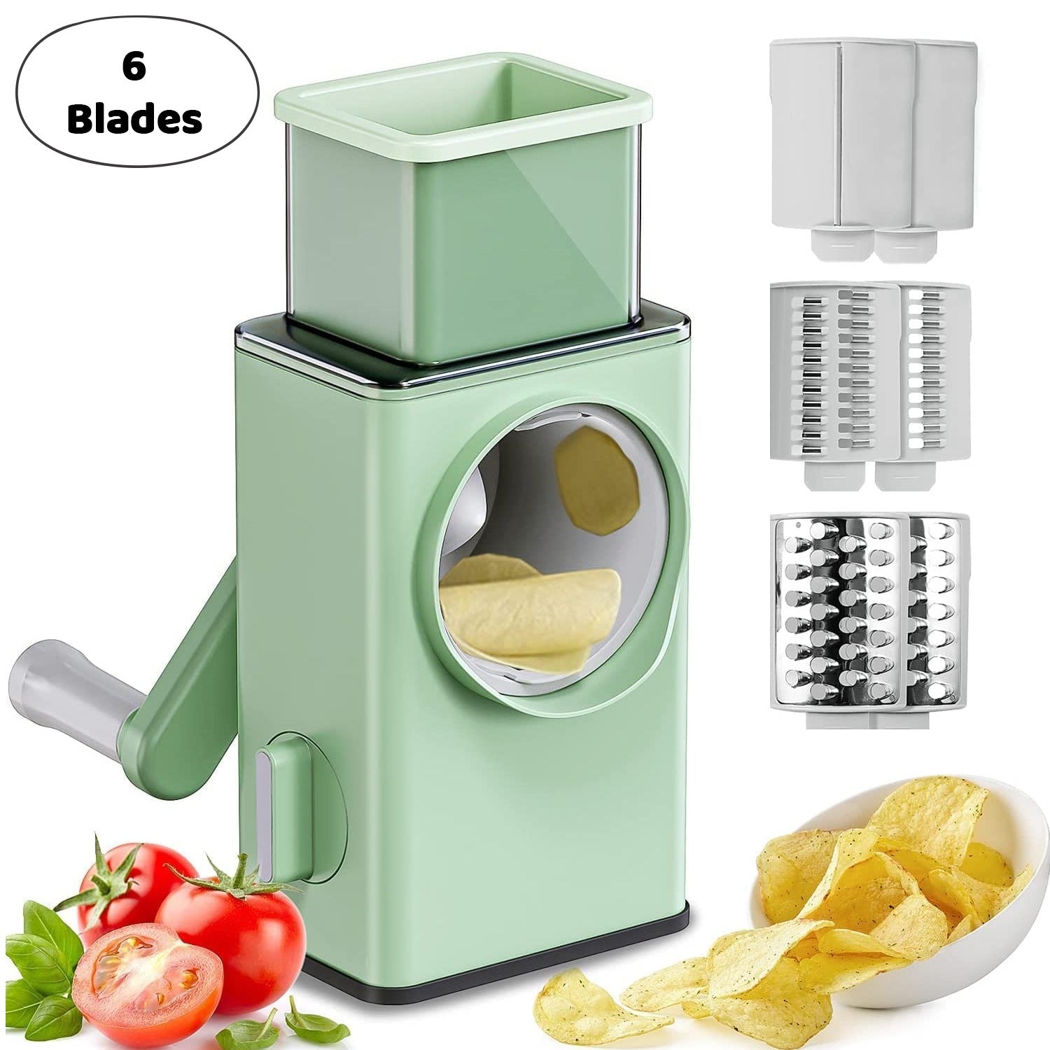 Vegetable Chopper Veg Chopper And Dicer With 6 Blades
