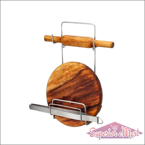 Belan / Chimta / Rolling Pin Board / Multi-purpose Rack For Kitchen (1 Pc ) - Superior eMart