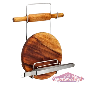 Belan / Chimta / Rolling Pin Board / Multi-purpose Rack For Kitchen (1 Pc ) - Superior eMart