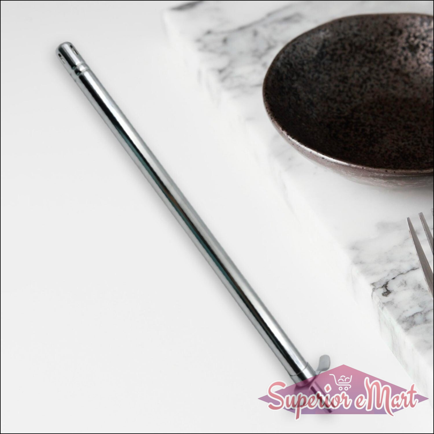 Stainless steel gas lighter for kitchen with a sleek design for easy use and safety