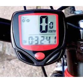 Superior eMart bike trip distance timer with large display showing speed and time for cyclists