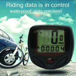 Bike trip distance timer with waterproof feature and precise riding data display