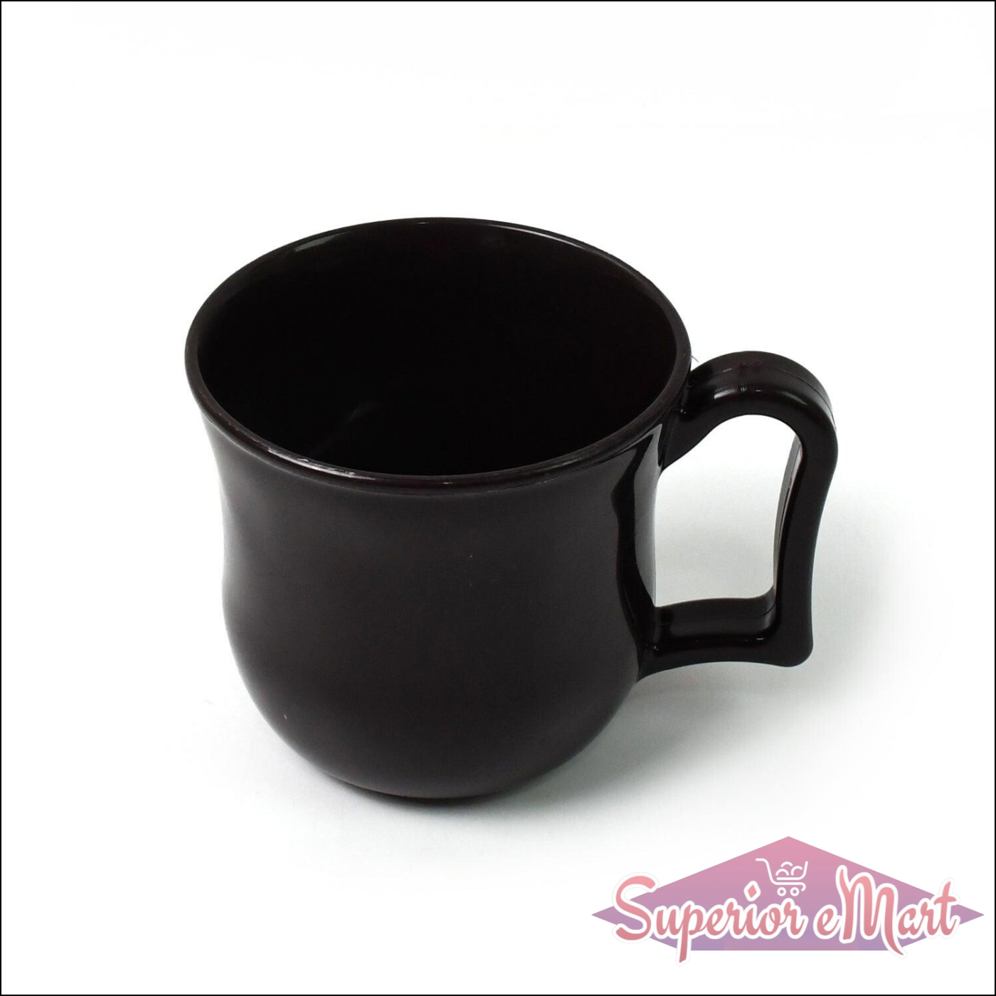 Black Tea Cup with Handle - Superior eMart