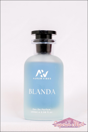 Blanda men's perfume 100ml in a sleek bottle with a minimalist design perfect for everyday use